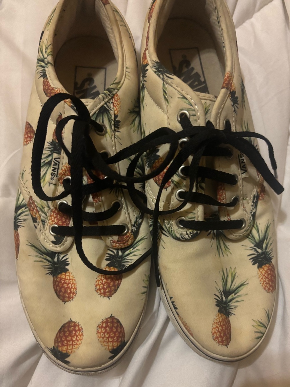 Vans Pineapple Print Canvas Sneakers
